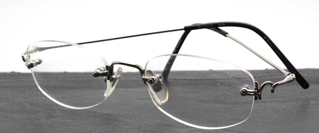 Designer Rimless Yohji Yamamoto 8102 Eyewear In A Silver Finish At The Old Glasses Shop Ltd