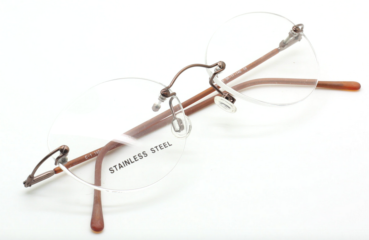 Stainless Steel Rimless Eyewear Vintage Glasses By The Vision Trust ...