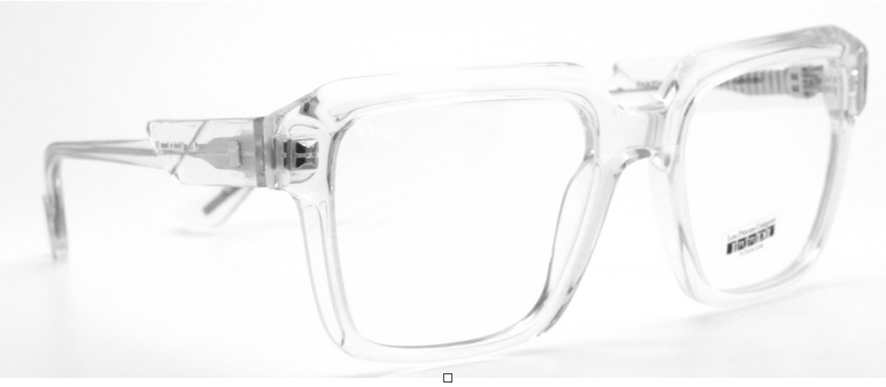Clear Square Style Acetate Glasses By Les Pieces Uniques PARIDE Lens Size 53mm