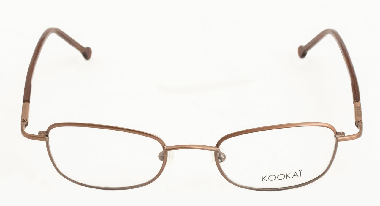 KOOKAI BEMOL K076 Classic Rectangular Metal Designer Prescription Glasses In A Bronze Finish