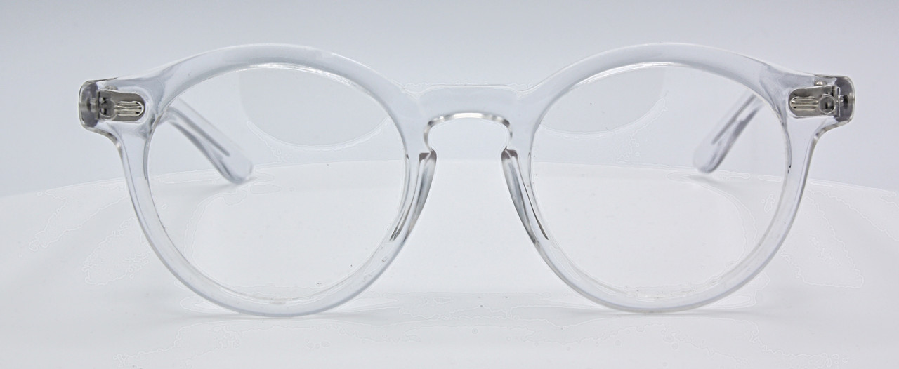 Clear Acrylic Spectacles 48mm Lens Size At www.theoldglassesshop.co.uk