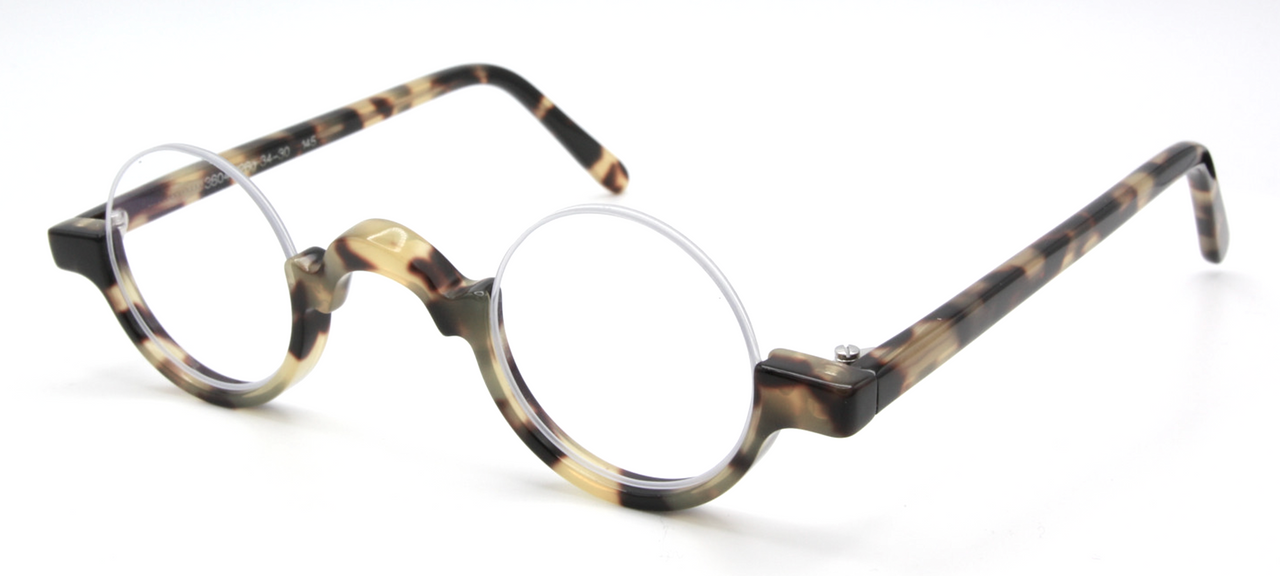 Superb vintage style reading specs with round lenses by Schnuchel at The Old Glasses Shop Ltd