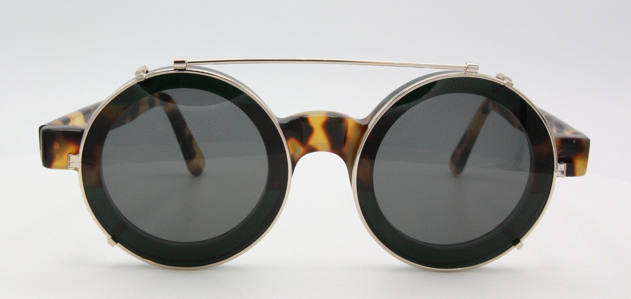 Buy Green Transparent Gold Brown Full Rim Square Lenskart Air Switch LA  E15319-C2 Eyeglasses