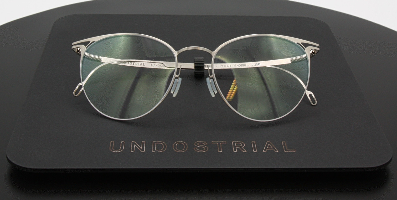 Springe 17 Lightweight Stainless Steel Spectacles Handmade In Paris By Undostrial, Buy At The Old Glasses Shop Ltd