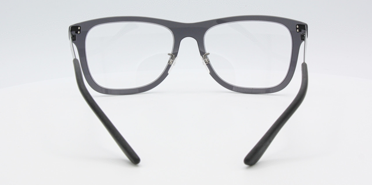 Hand Made Italian 201 Glasses By PRIDE Eyewear In A Transulcent Black Finish  55mm Eyesize