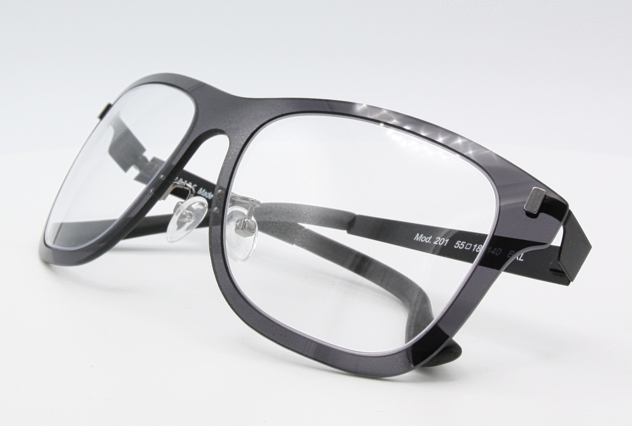 Pride Model 201 Transluscent Black Prescription Glasses At www.theoldglassesshop.co.uk