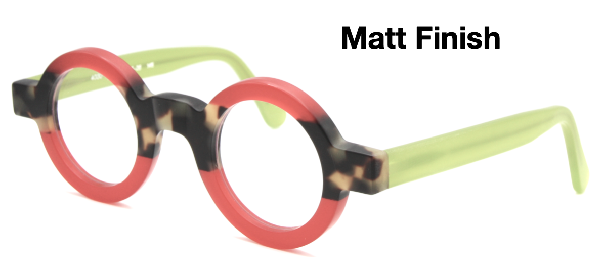 Schnuchel 4030 9092/12m true round acetate eyewear in a matt finish.
