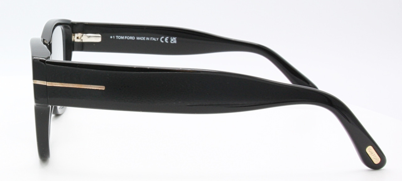 Thick Rim Tom Ford 5878 Rectangular Prescription Glasses In A Black Acetate  Finish 55mm Eye Size - The Old Glasses Shop Ltd