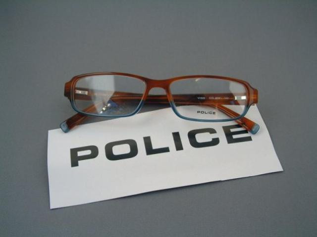 POLICE V 1505 Ultra Modern Rectangular Eyewear