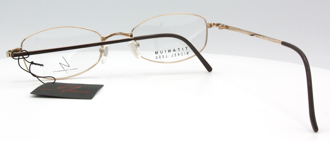 Hypoallergenic Titanium Glasses By Yamamoto 0012 Gold Plated Eyewear