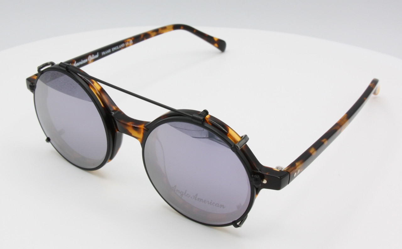 Fabulous Mirrored Clip On Sunglasses Handmade to Order in the UK - 100% UV protection Sun Clip