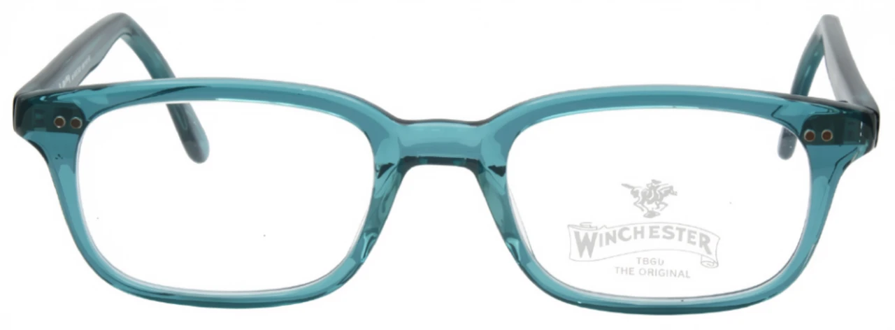 Winchester Sequoia eyewear in vibrant green acrylic at The Old Glasses Shop