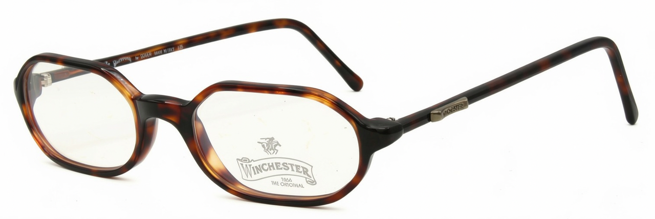 Tortoiseshell Effect Prescription Glasses By Winchester WM0102 In A Small Oval Shape 47mm Eye Size