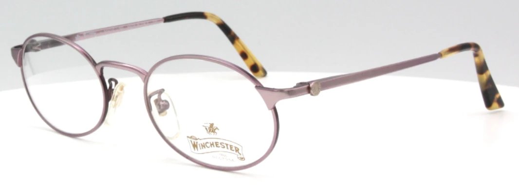 Winchester Yreka oval prescription glasses in a lovely lilac finish at The Old Glasses Shop