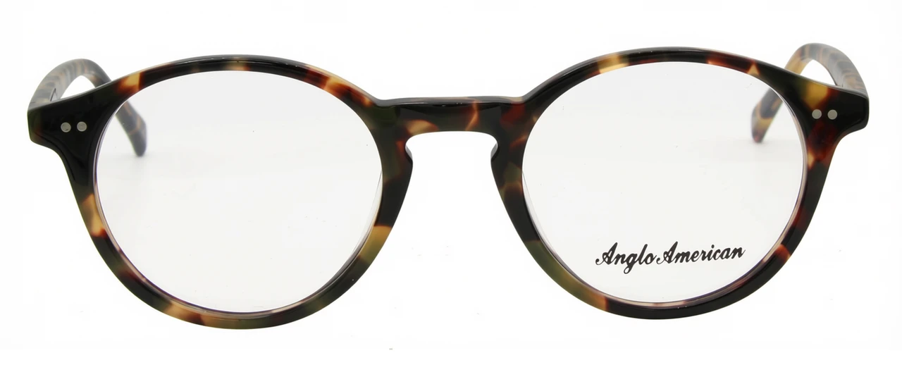 Anglo American 406 HYRG tortoiseshell effect acetate eyewear at The Old Glasses Shop