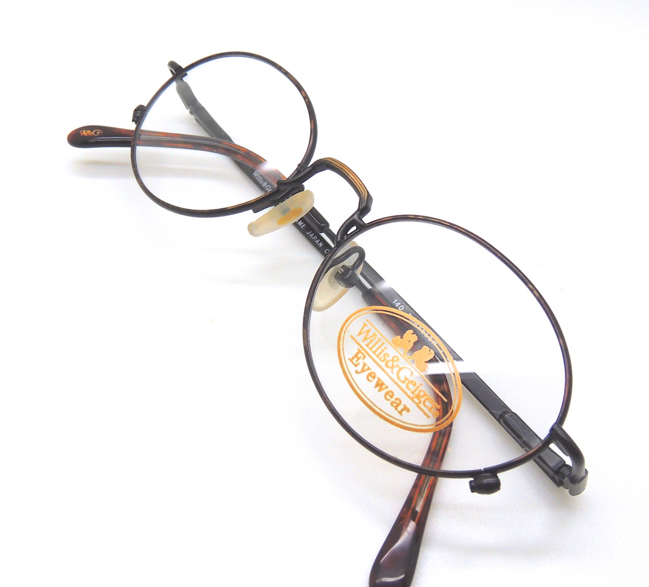 Vintage WILLIS & GEIGER Traveler 1 DB Prescription  Eye glasses 54mm lens