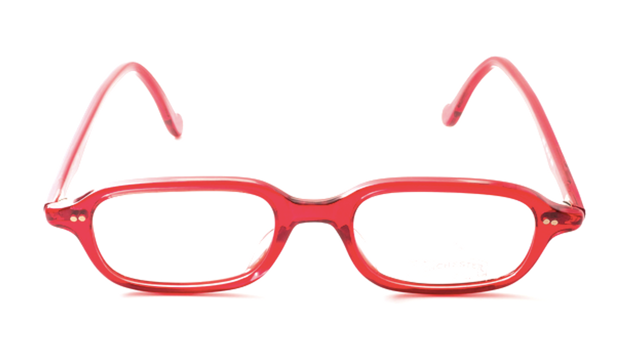 Vintage Rectangular Glasses In Red, Hot Model By Winchester At www.theoldglassesshop.com