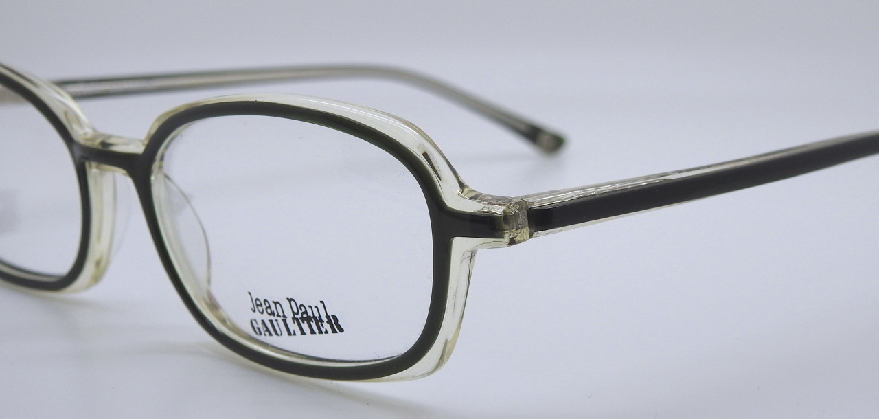 Jean Paul Gaultier Semi Clear Acrylic Outstanding Vintage Eyewear