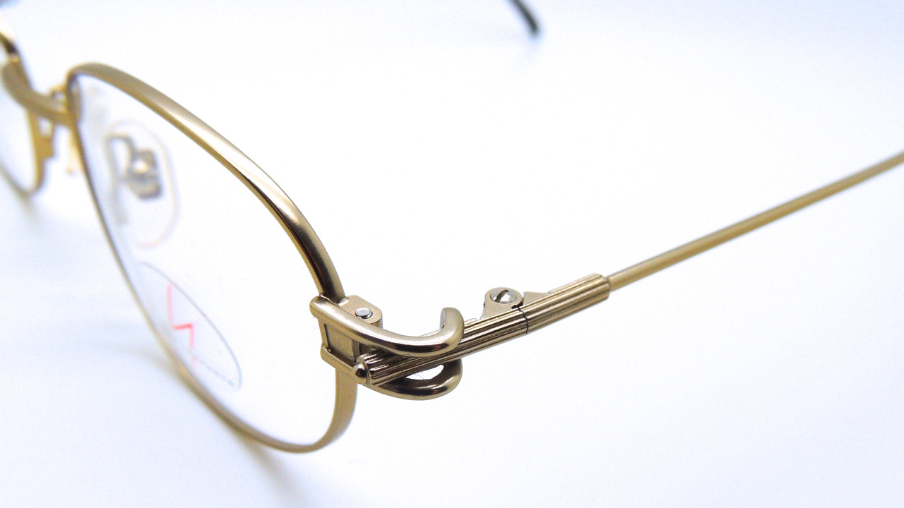 Classic YOHJI YAMAMOTO Japan Designer glasses eyewear 6107 Gold