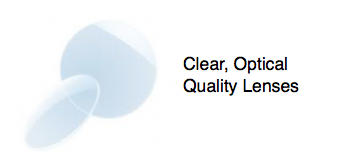 CLEAR OPTICAL QUALITY LENSES
