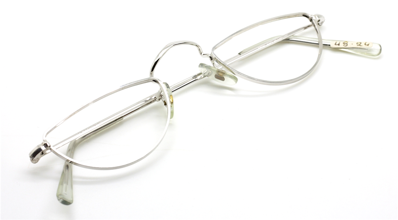 Vintage Silver Half Moon Shaped Spectaces At The Old Glasses Shop