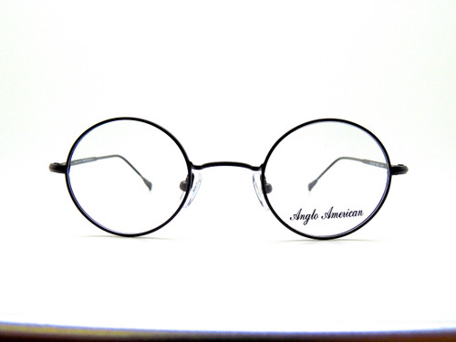 Retro Round Black Glasses At www.theoldglassesshop.com