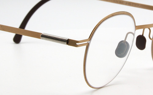 Spring Effect Temples That Look Ultra Cool, Hand Made In Paris By Undostrial Buy Them At www.theoldglassesshop.co.uk