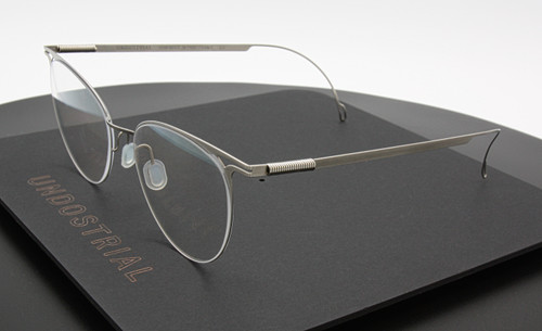 49mm Panto Shaped Soft Silver Handmade Glasses At www.theoldglassesshop.co.uk