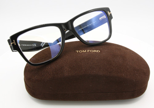 Black Rectangular Glasses By Tom Ford At www.theoldglassesshop.co.uk