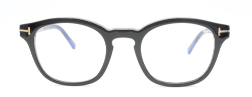 Sqaure stye black designer eyewear by Tom Ford at The Old Glasses Shop Ltd
