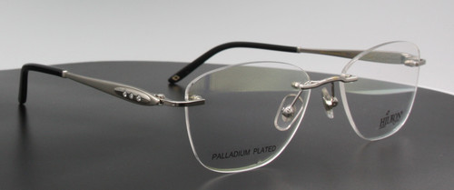 Hilton Exclusive 152 C3 lightweight rimless spectacles at The Old Glasses Shop Ltd