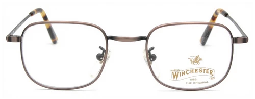 Winchester Red Cloud antique gold square style eyewear at The Old Glasses Shop