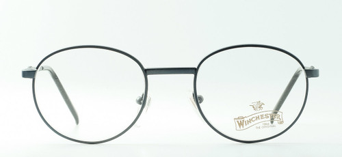 BULL By Winchester Small Lightweight Panto Shaped Eyewear In A Black ...