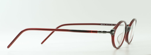 Italian Oval Winchester Frames In Burgundy At www.theoldglassesshop.com