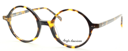 Round style acetate glasses by Anglo American at www.theoldglassesshop.co.uk