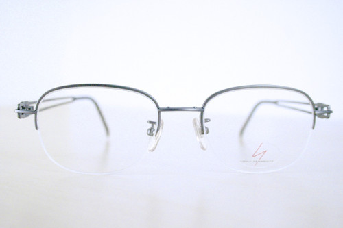 Gun Metal Square Half Rimmed Frames