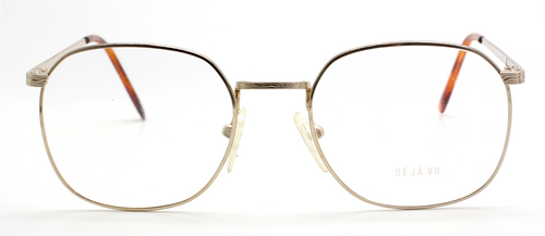 Designer Vintage Spectacles In Shiny Gold By Avalon At www.theoldglassesshop.co.uk