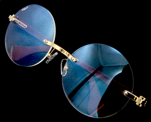 Eyes On Italy: Rimless True Round Eyewear Hand Made To Order In Italy by FEB31st Model SIMONA
