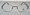 Fendi VL7098 chrome and cobalt blue metal designer brand new frames