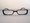 X Eyes 048 red and black acrylic rectangle designer vintage frames