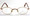 Winchester Dillon Small Oval Shiny Gold Eyewear At The Old Glasses Shop