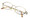 Ralph Lauren 586 Vintage Designer Oval Antique Gold Metal Frames