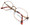 NY J152 Jones New York Large gold glasses