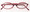 Vintage rectangular 1960's red frame by Winchester.
