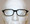 Classic acrylic plastic spectacle frames in black from The Old Glasses Shop
