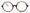 Large round acrylic glasses