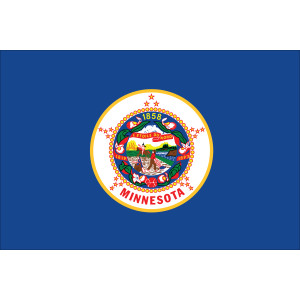 Minnesota State Nylon Flag Minnesota State Nylon Flag