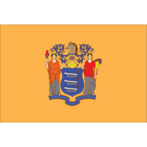 New Jersey State Nylon Flag New Jersey State Nylon Flag