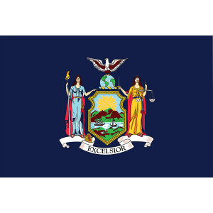 New York State Nylon Flag New York State Nylon Flag