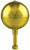 12" Gold Ball Flagpole Ornament